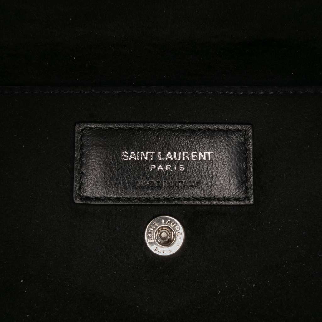 Saint Laurent Lambskin Teddy Drawstring Bucket Bag - 5