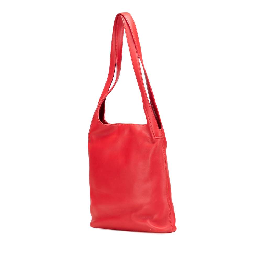 Loewe Leather Shoulder Bag - Back view