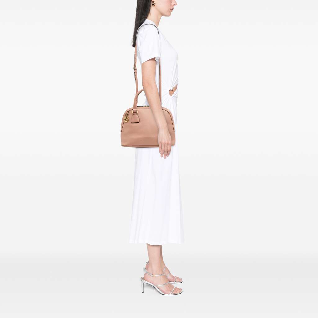 Gucci Small Dollar Calfskin GG Charm Dome Satchel - Image 13