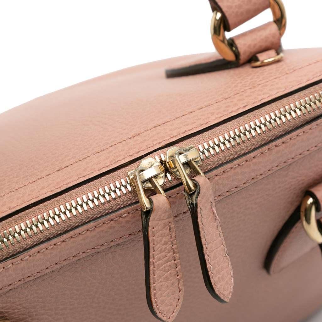 Gucci Small Dollar Calfskin GG Charm Dome Satchel - Detail 2