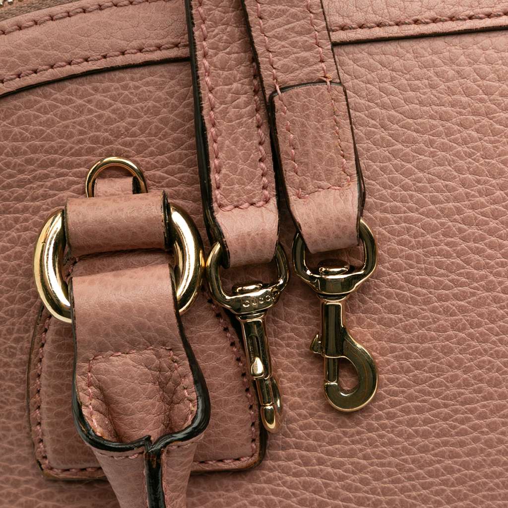 Gucci Small Dollar Calfskin GG Charm Dome Satchel - Image 11