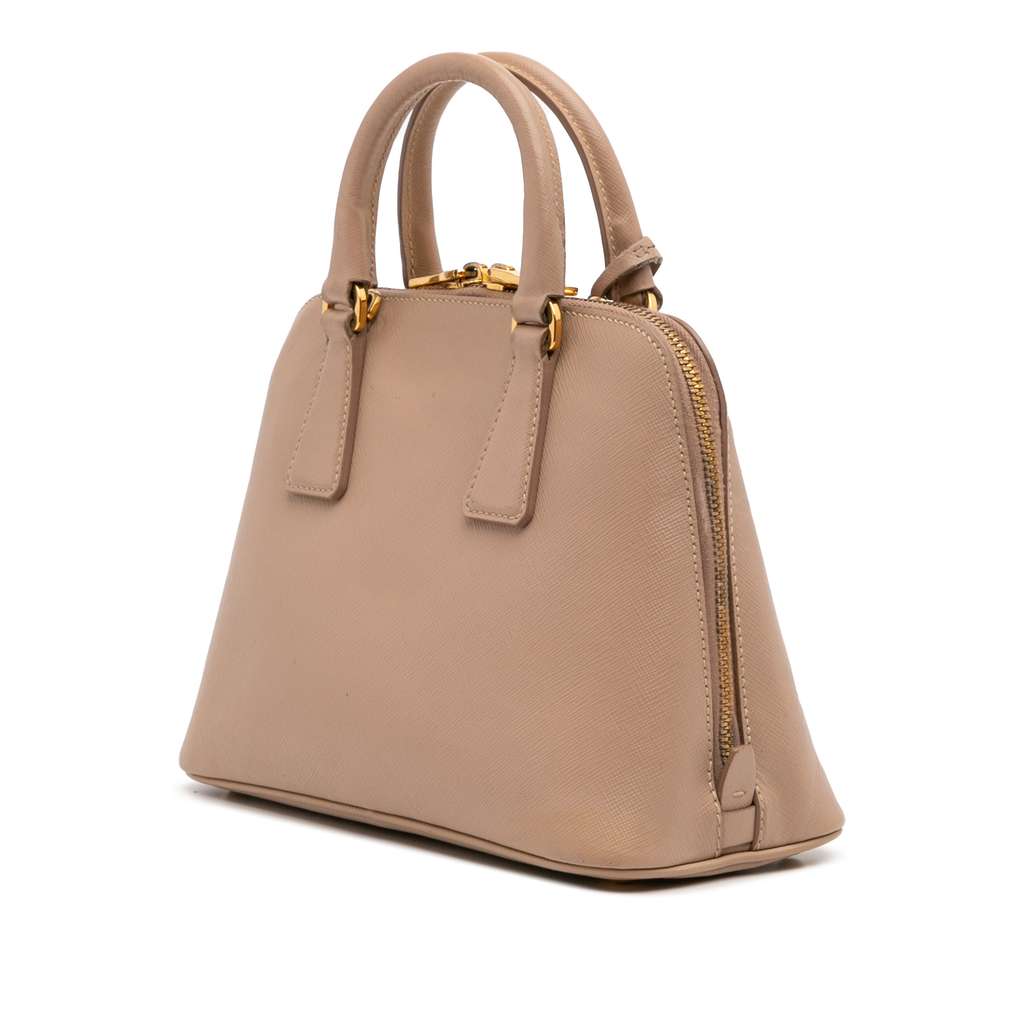 Prada Small Saffiano Lux Promenade Satchel - 2