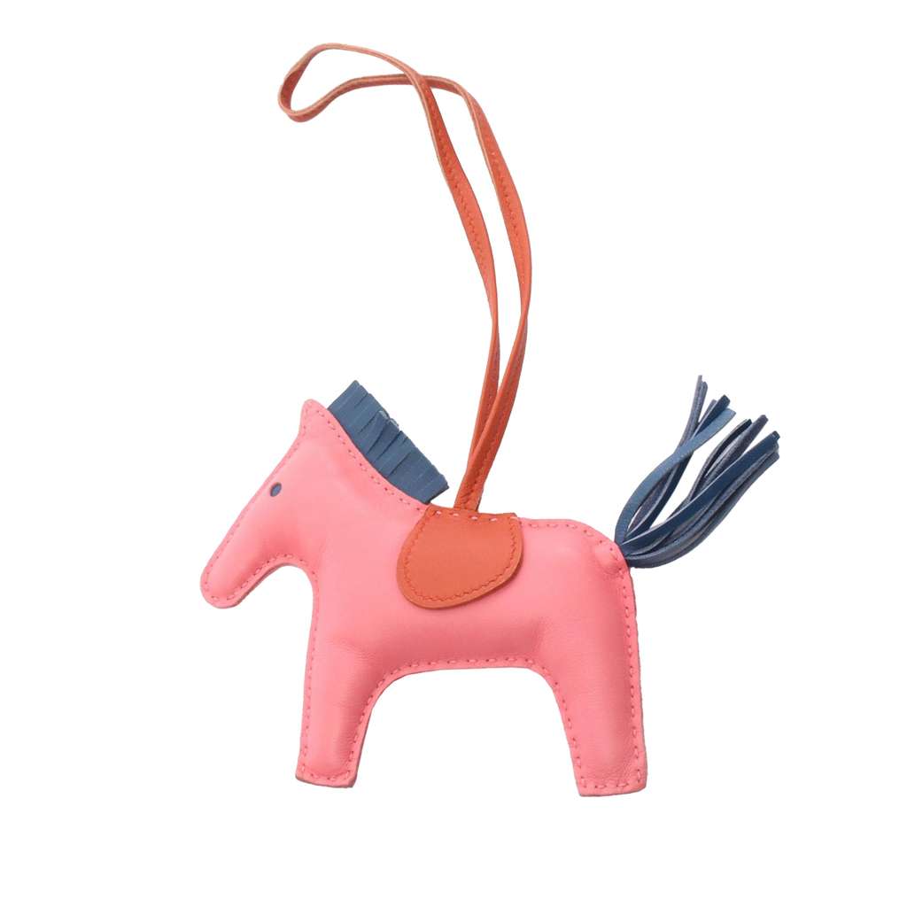 Hermès Milo Lambskin Grigri Rodeo Horse Bag Charm TPM