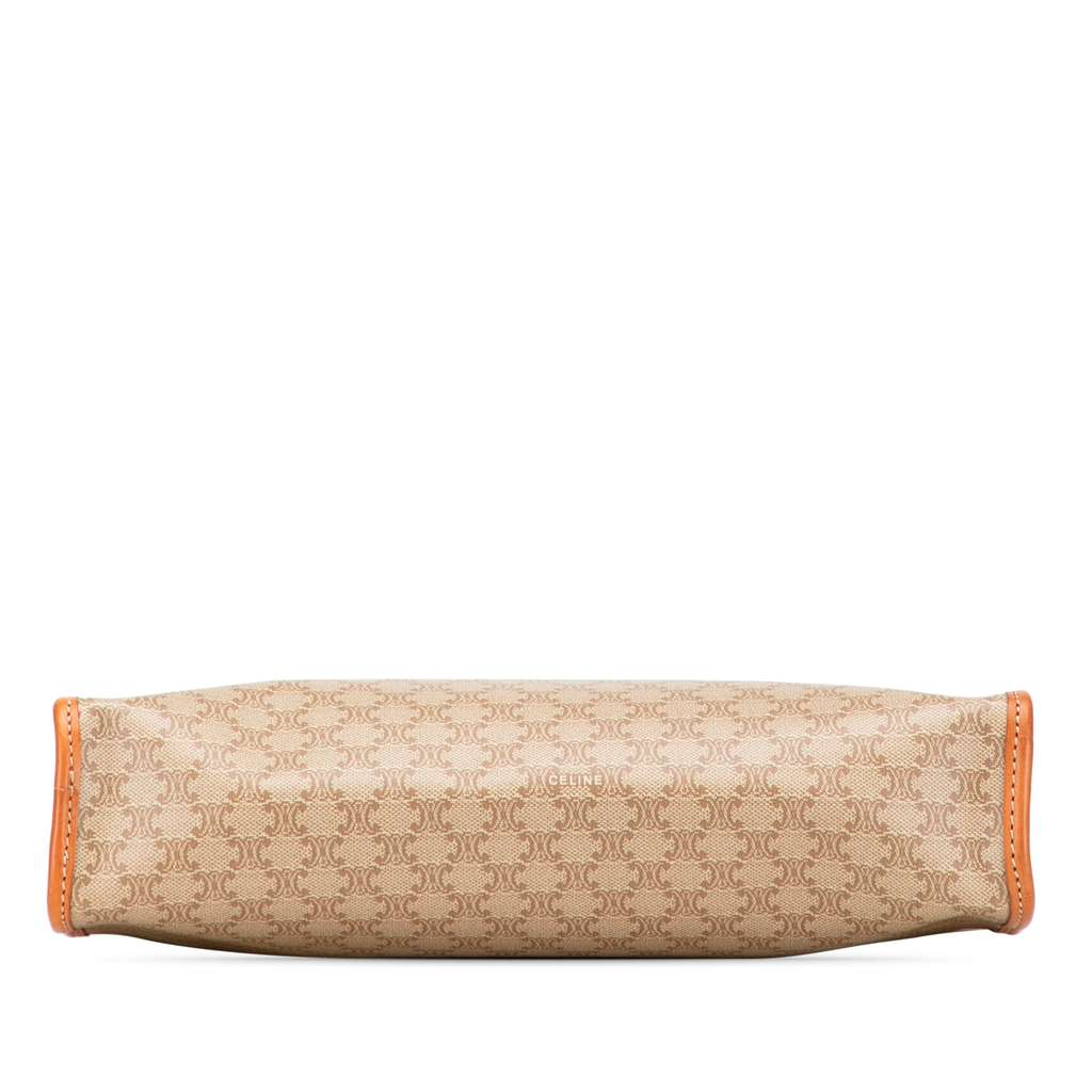 Celine Macadam Coated Canvas Clutch - 3