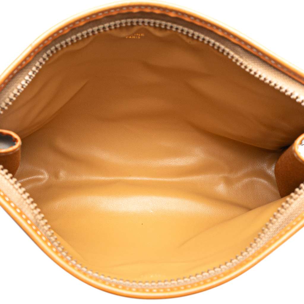 Celine Macadam Coated Canvas Clutch - 4