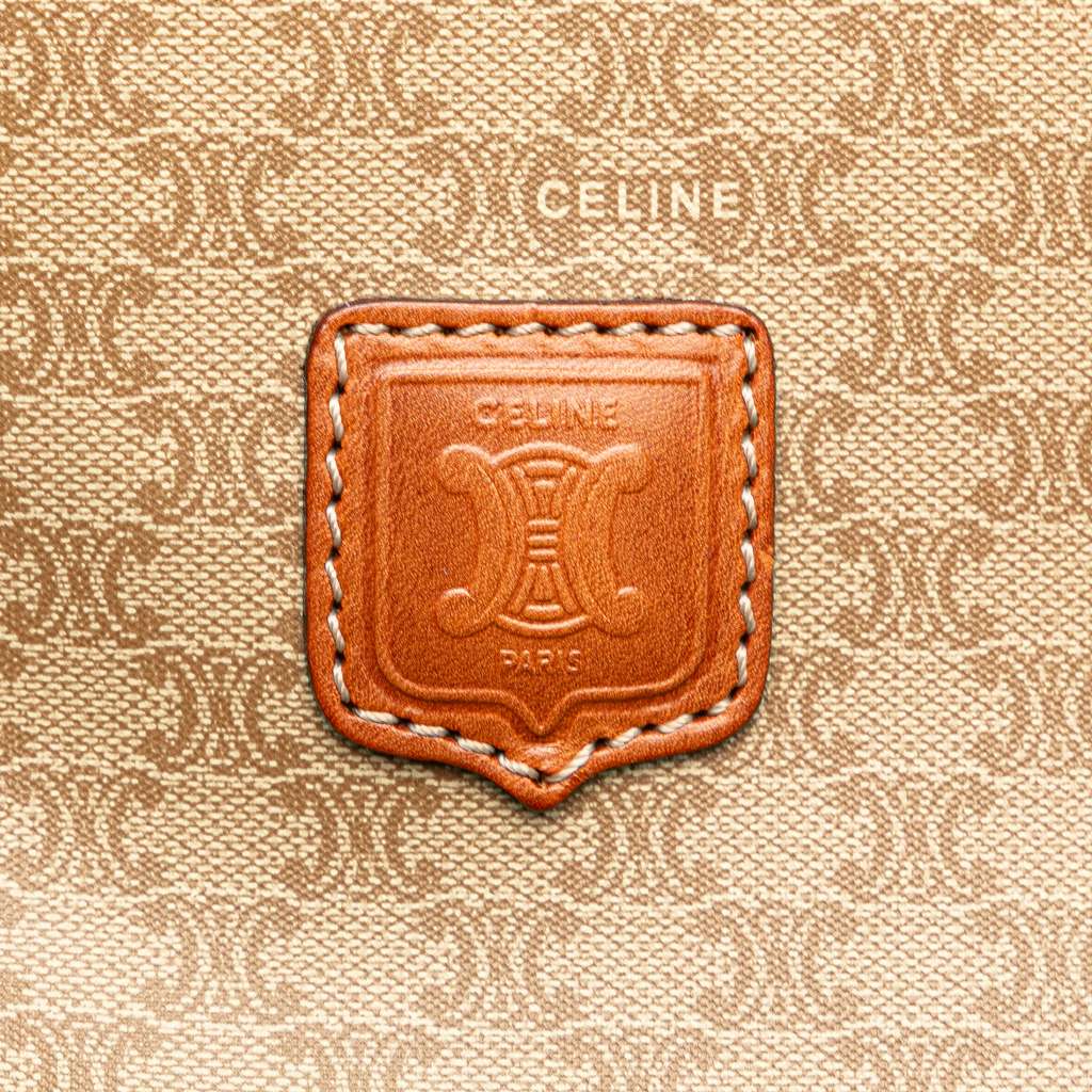 Celine Macadam Coated Canvas Clutch - 5