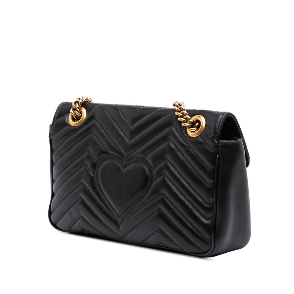 Gucci Medium GG Marmont Matelasse Leather Shoulder Bag - 2