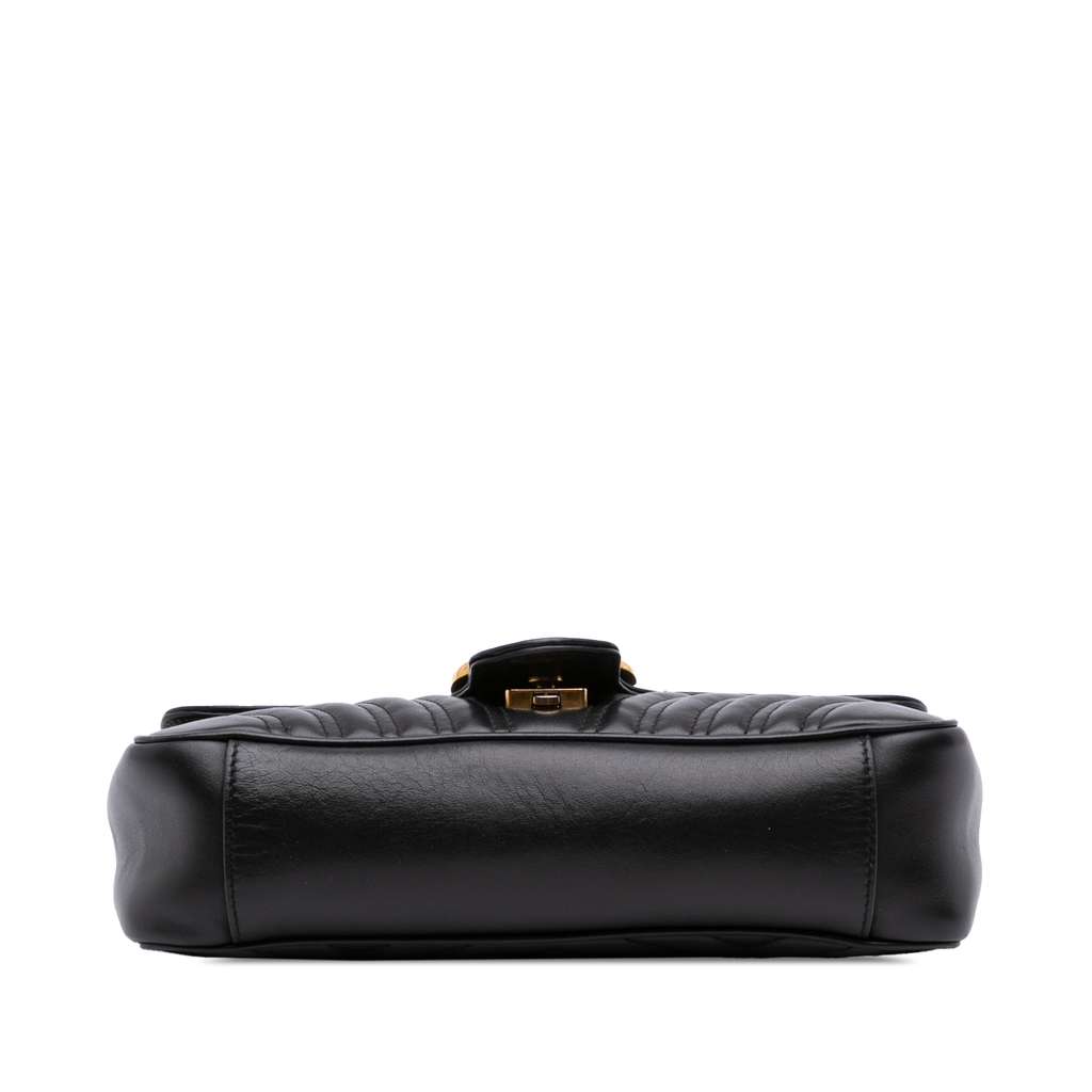 Gucci Medium GG Marmont Matelasse Leather Shoulder Bag - 3