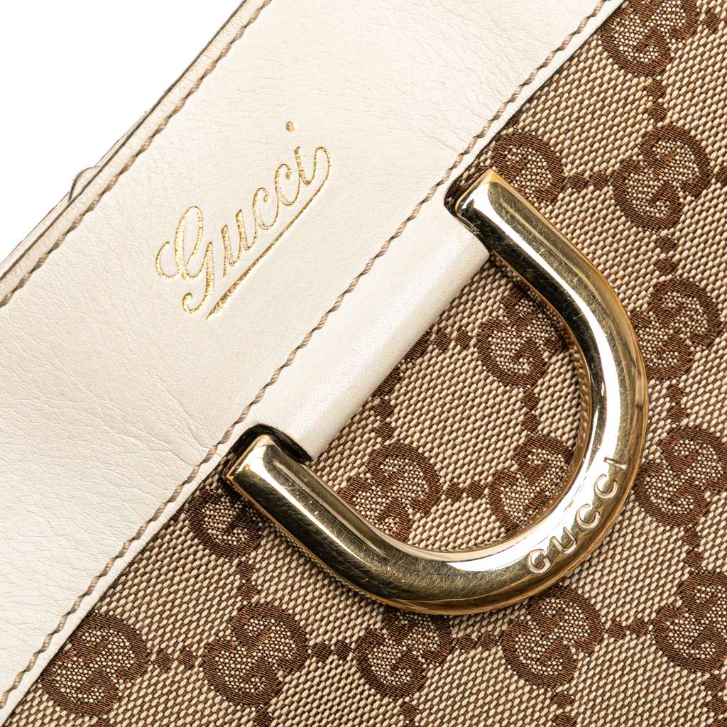 Gucci GG Canvas Abbey D Ring Tote - Side view