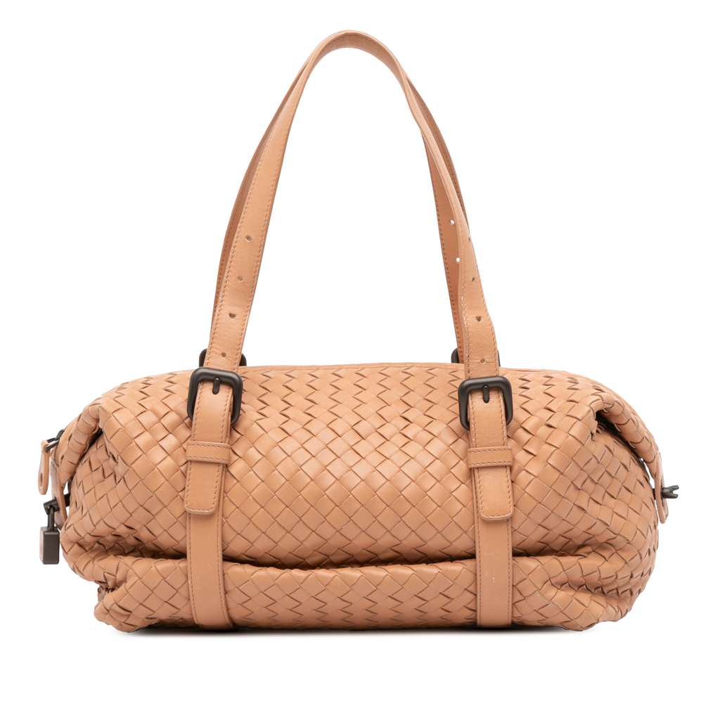 Bottega Veneta Nappa Intrecciato Montaigne Shoulder Bag
