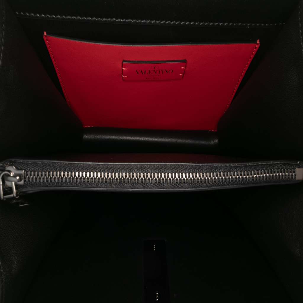 Valentino Undercover Smooth Calfskin Rose Print VSling Crossbody - 4