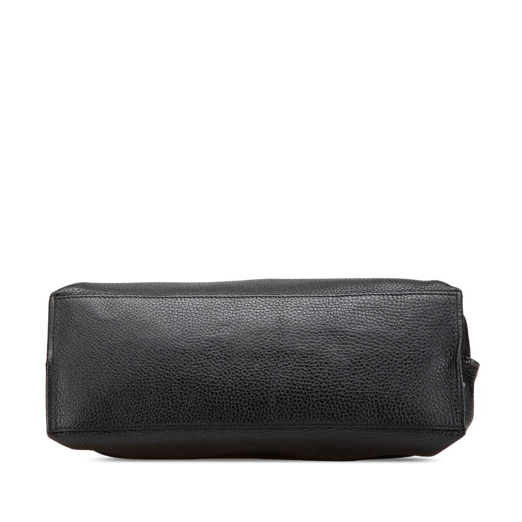 Gucci Medium Leather Bamboo Daily Satchel - Image 6