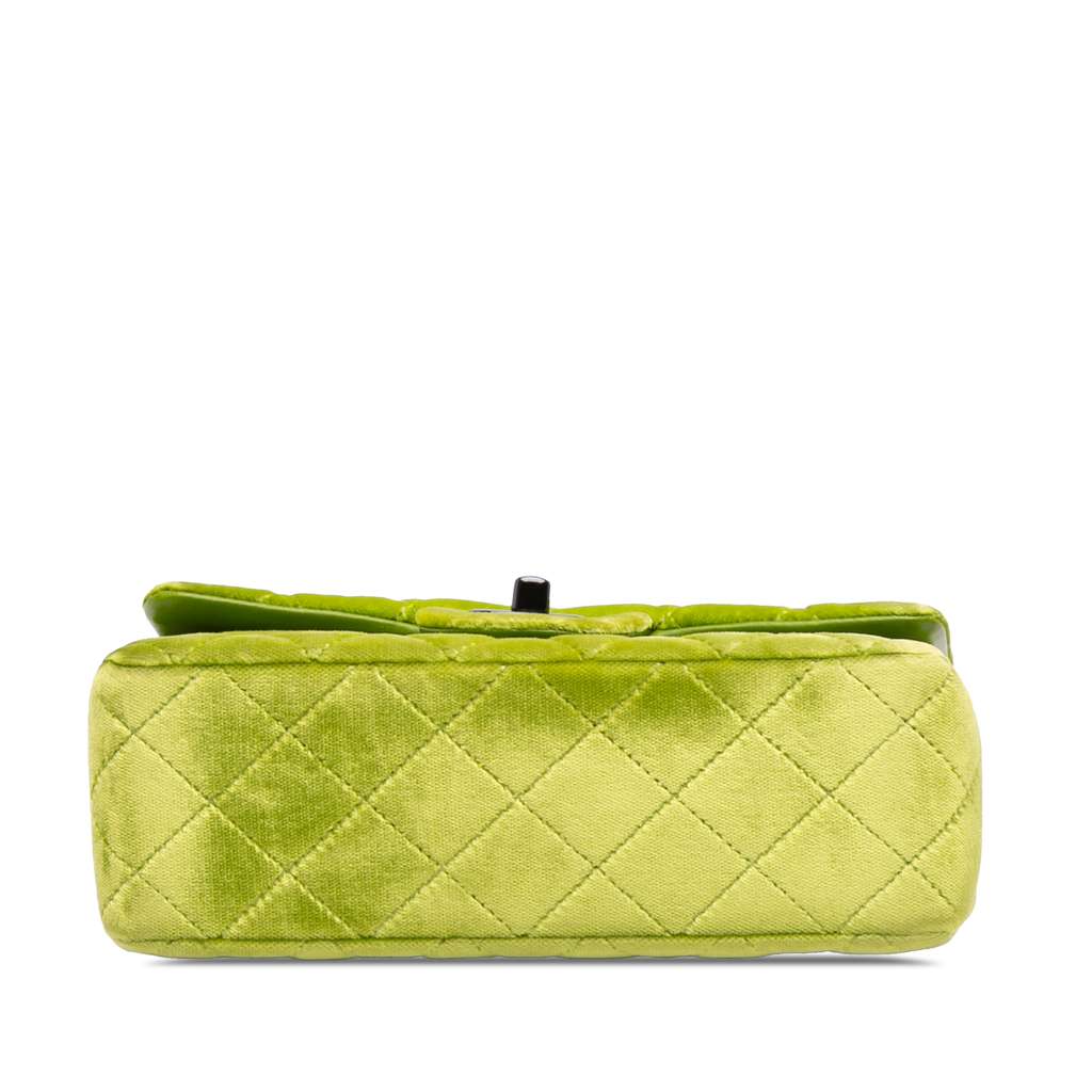 Chanel Mini Rectangular Classic Velvet Single Flap - Image 6