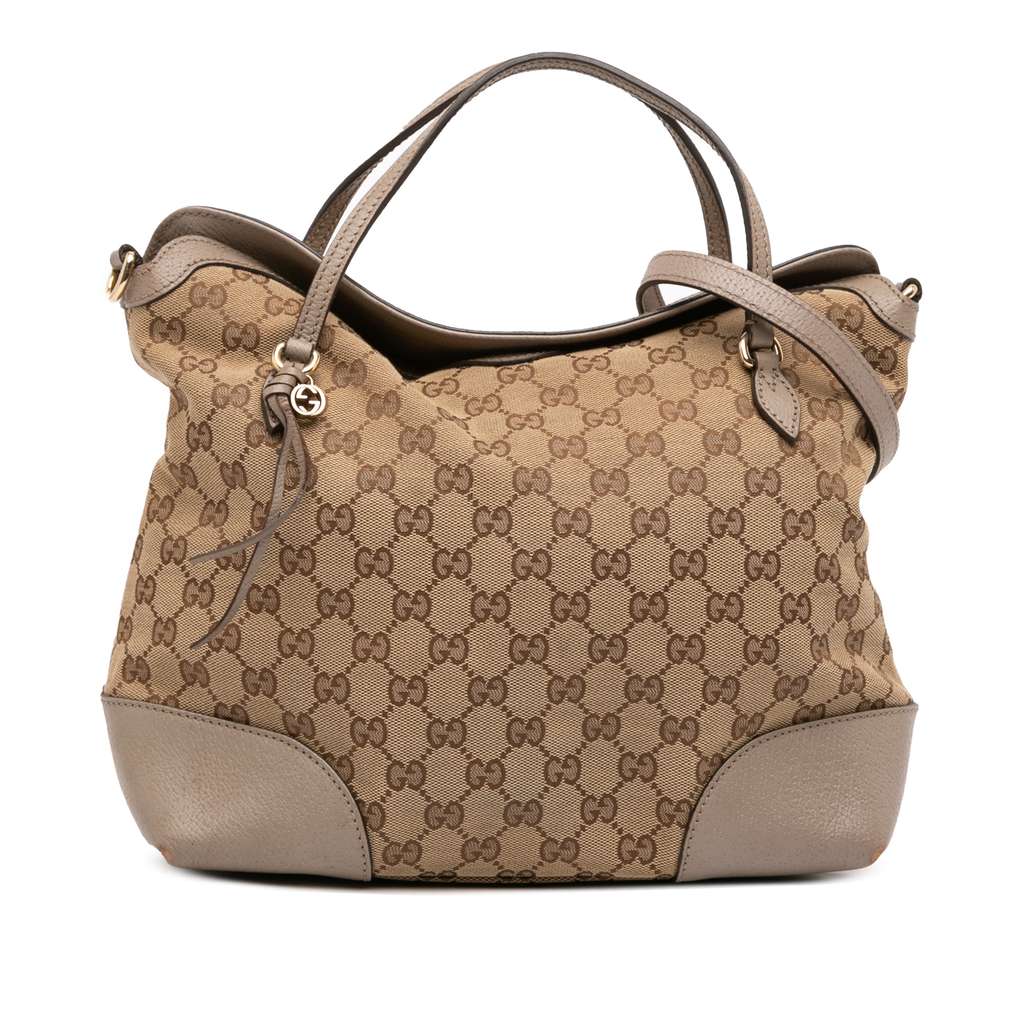 Gucci Medium GG Canvas Bree Satchel