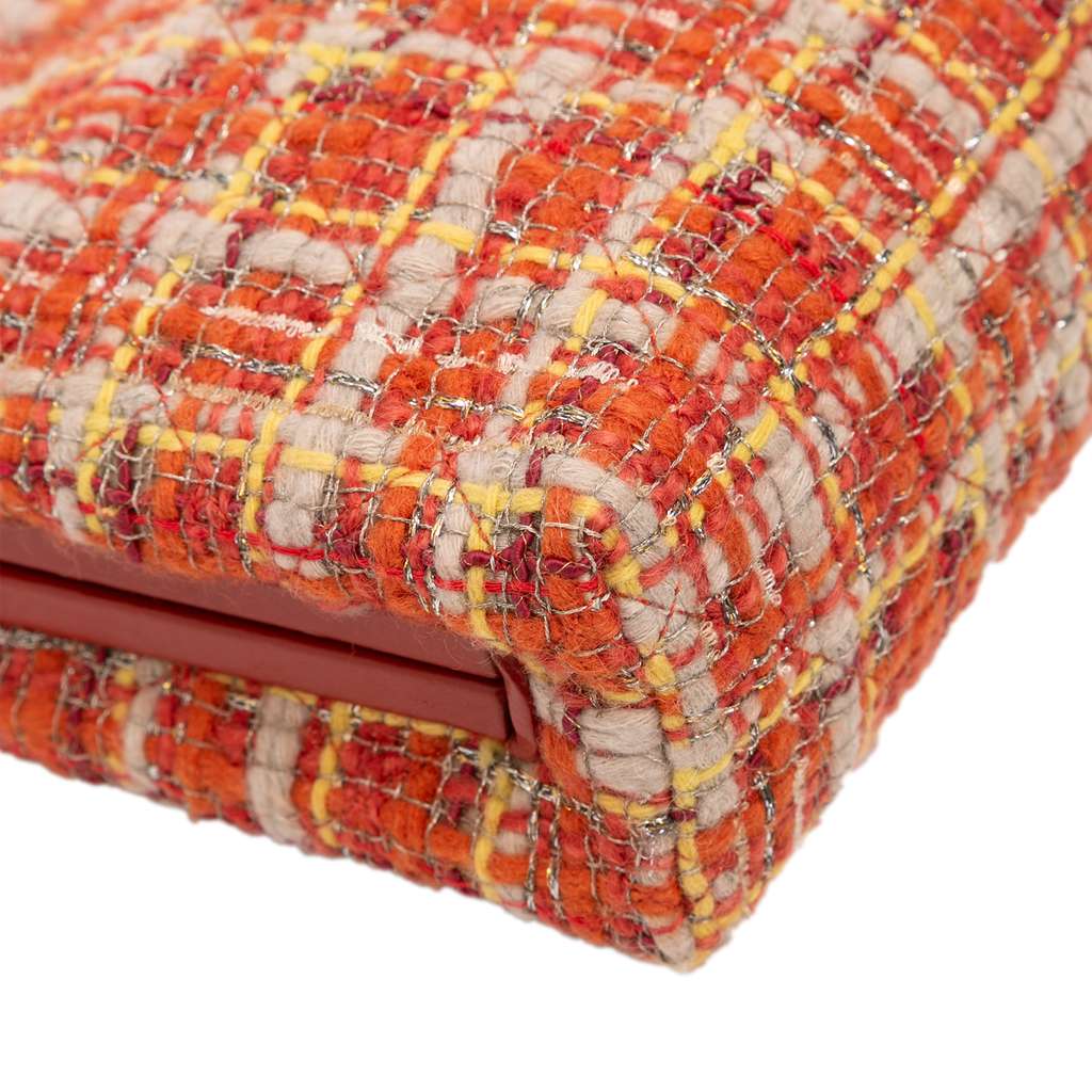 Chanel Multicolor Tweed and Leather Quadrato Box Shoulder Bag - Detail 2