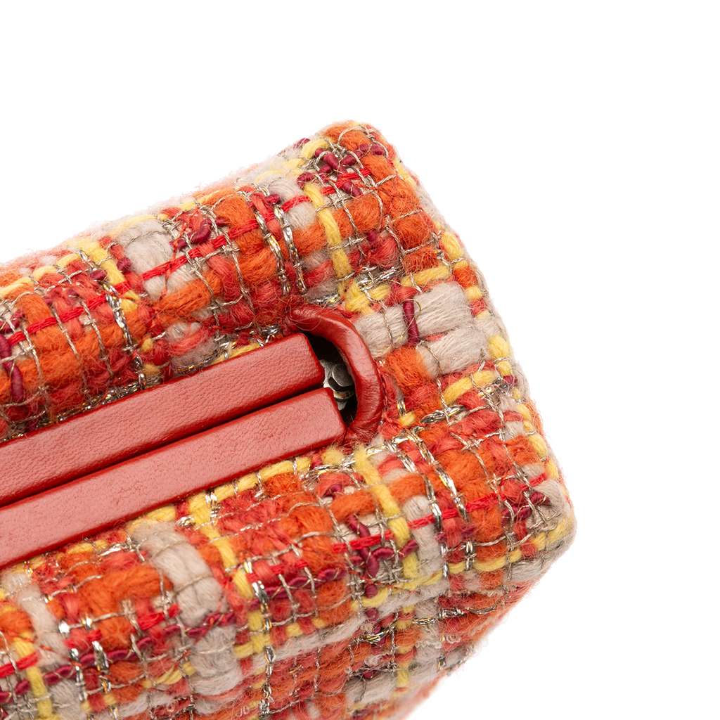 Chanel Multicolor Tweed and Leather Quadrato Box Shoulder Bag - Image 10