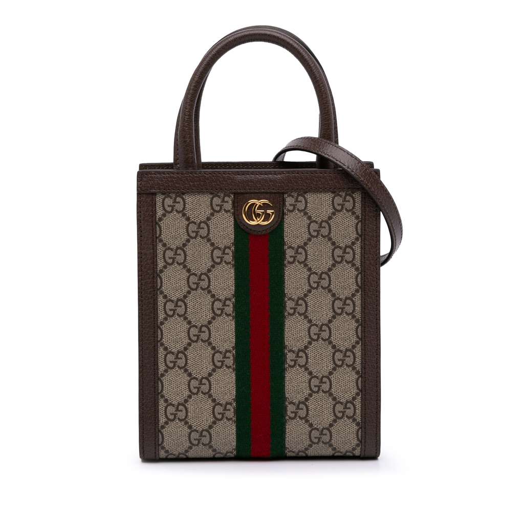 Gucci Mini GG Supreme Ophidia Web Satchel