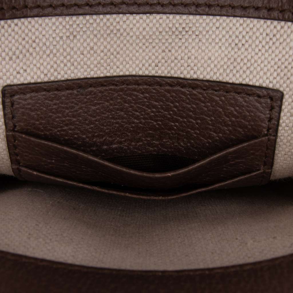 Gucci Mini GG Supreme Ophidia Web Satchel - Side view