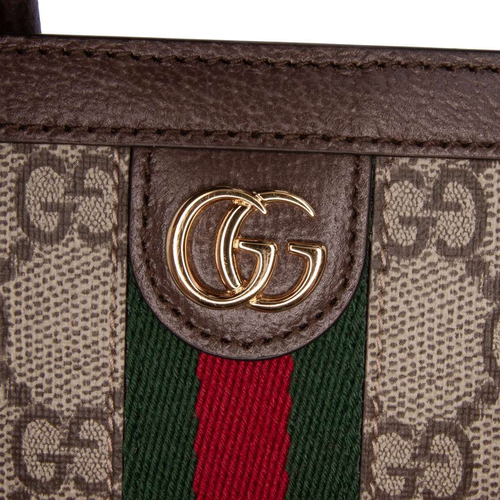 Gucci Mini GG Supreme Ophidia Web Satchel - Detail 1