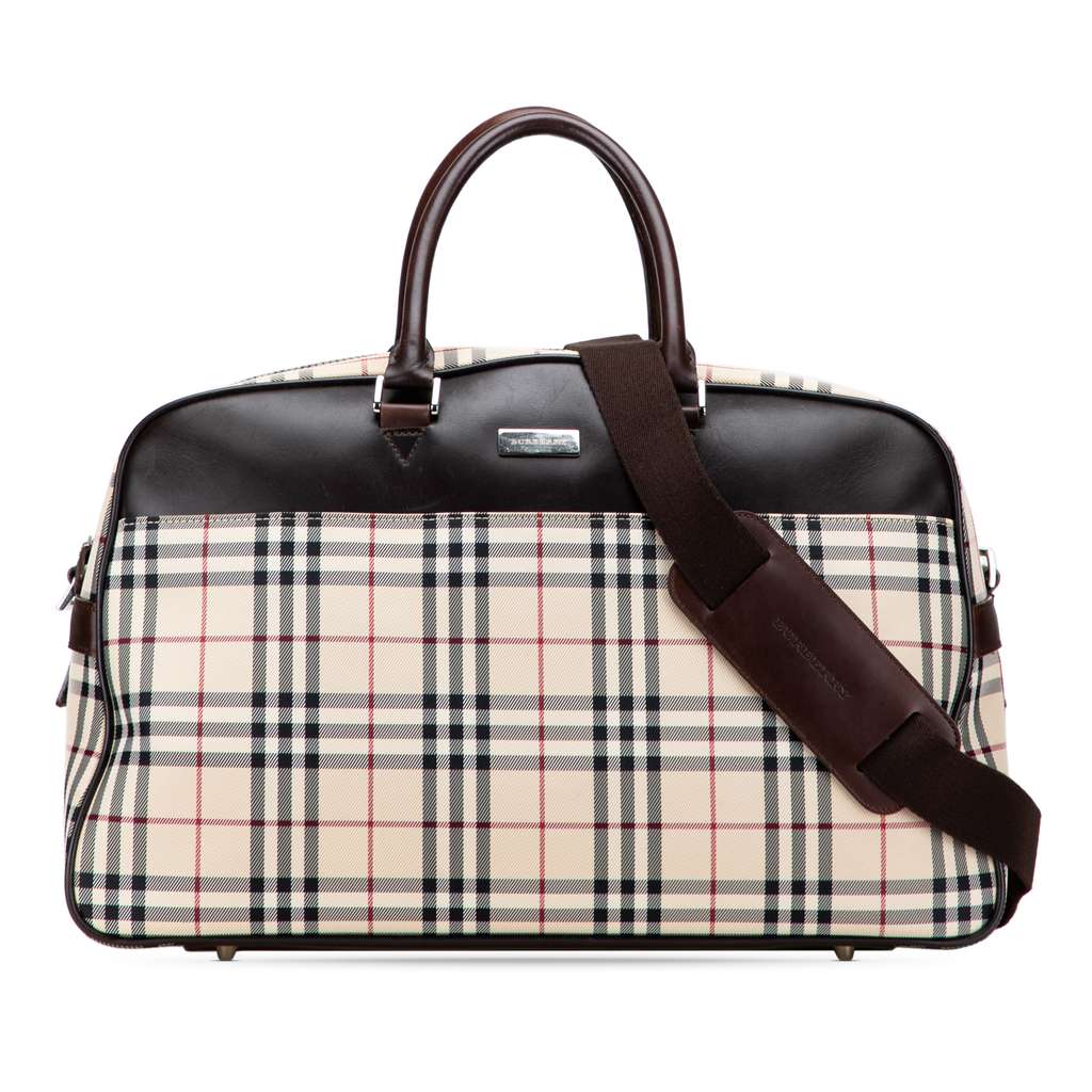 Burberry House Check Canvas Travel Bag