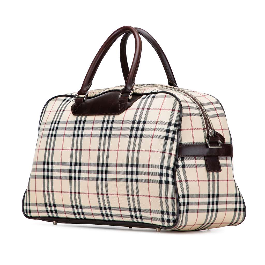 Burberry House Check Canvas Travel Bag - 2