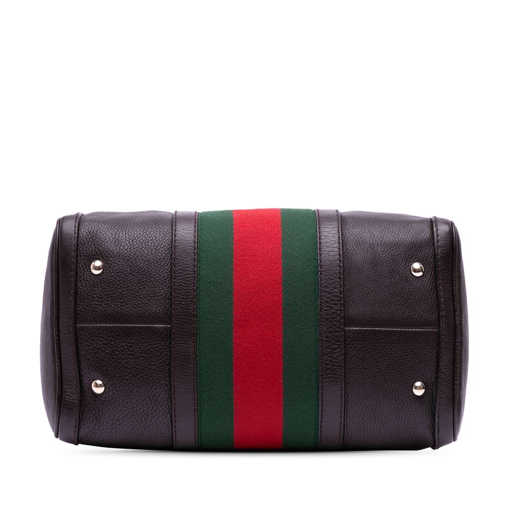 Gucci Calfskin Web Joy Boston Bag - 3
