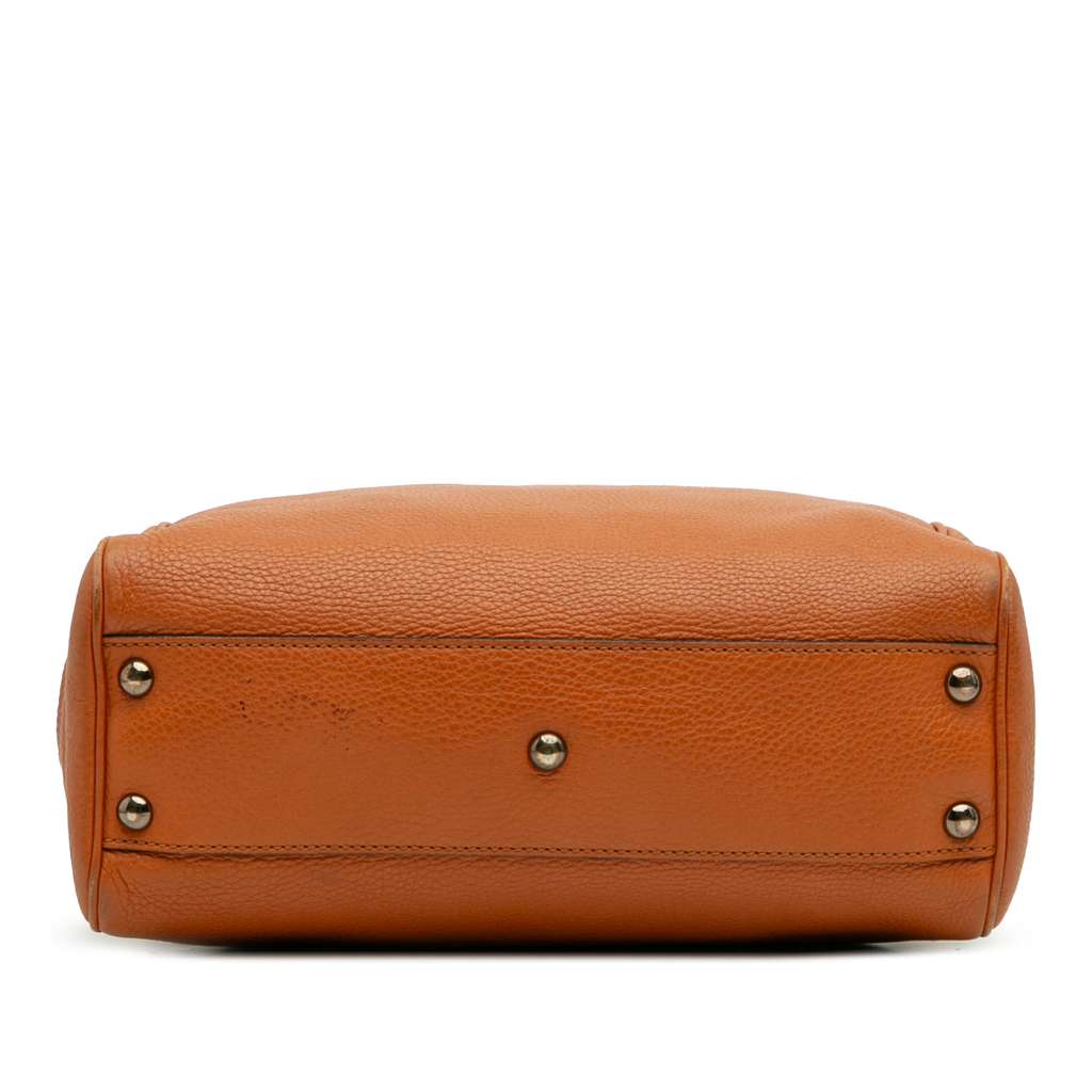 Gucci Small Calfskin Bamboo Shopper Satchel - 3