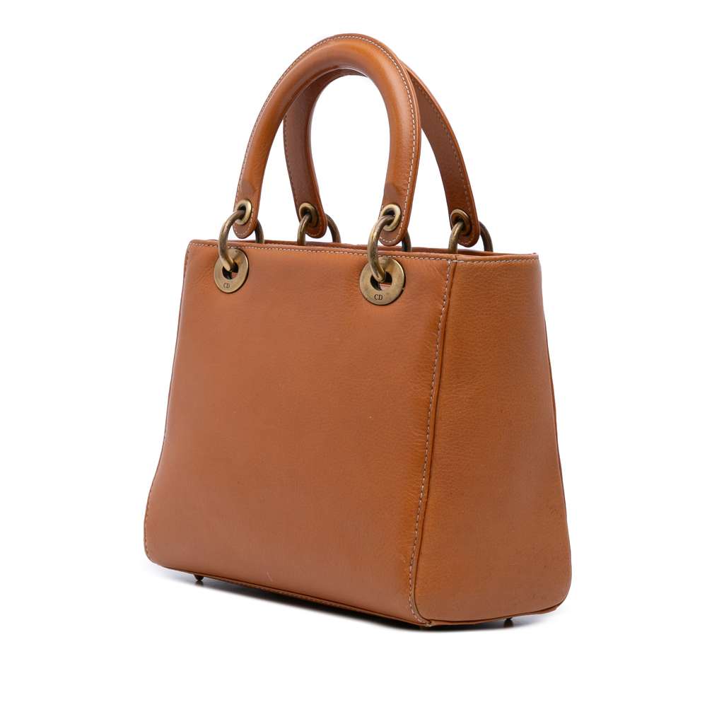 Dior Medium Calfskin Lady Dior - Back view