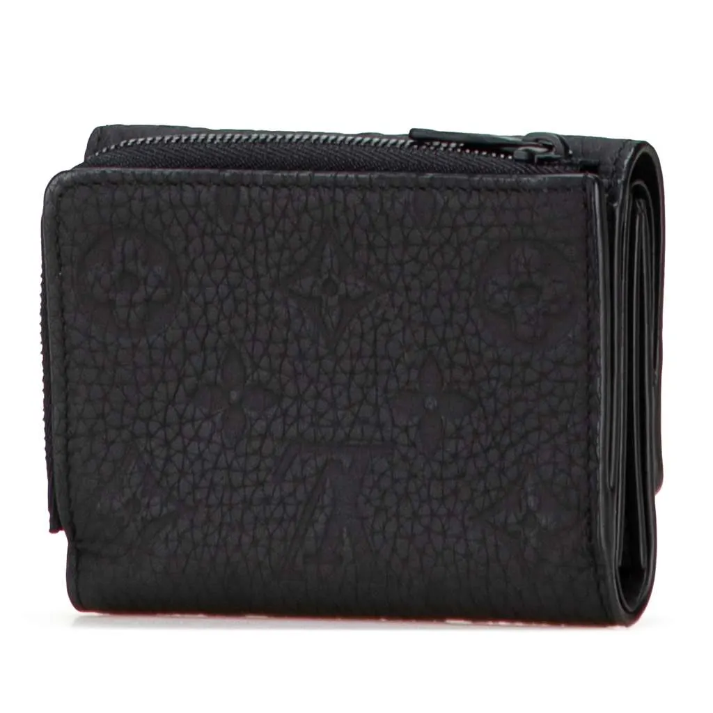 Louis Vuitton Monogram Taurillon Slender Pilot Wallet Black Leather Good - Back View