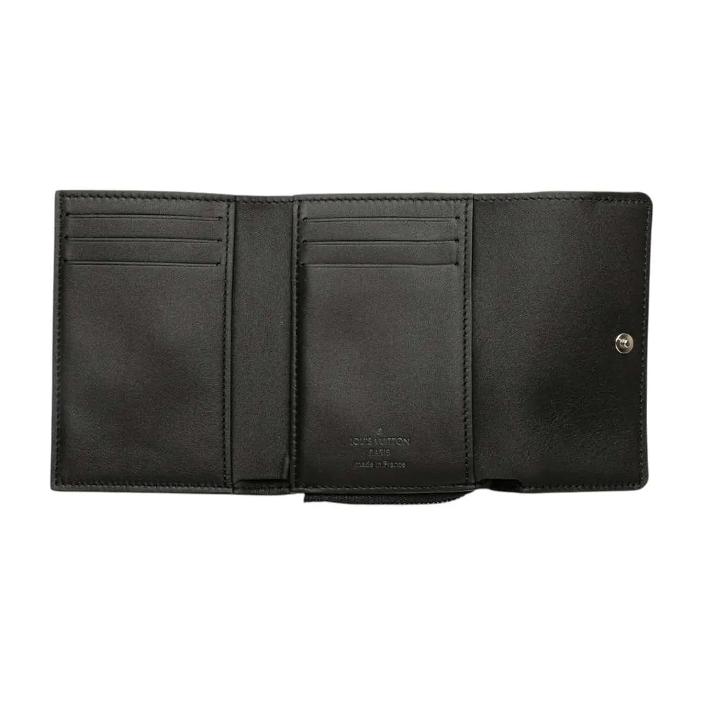 Louis Vuitton Monogram Taurillon Slender Pilot Wallet Black Leather Good - Model View