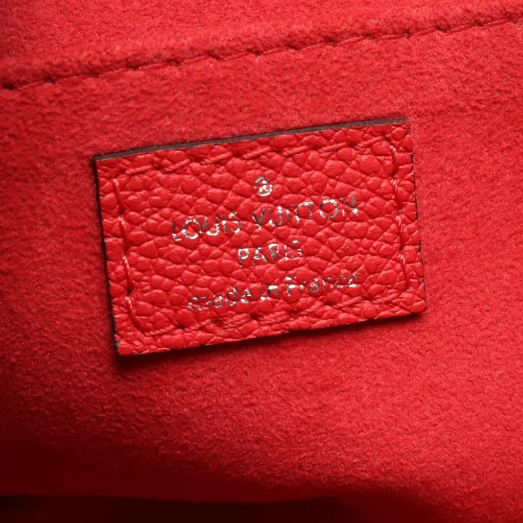 Louis Vuitton Monogram Empreinte Saint Germain BB Red Leather Good - Model View