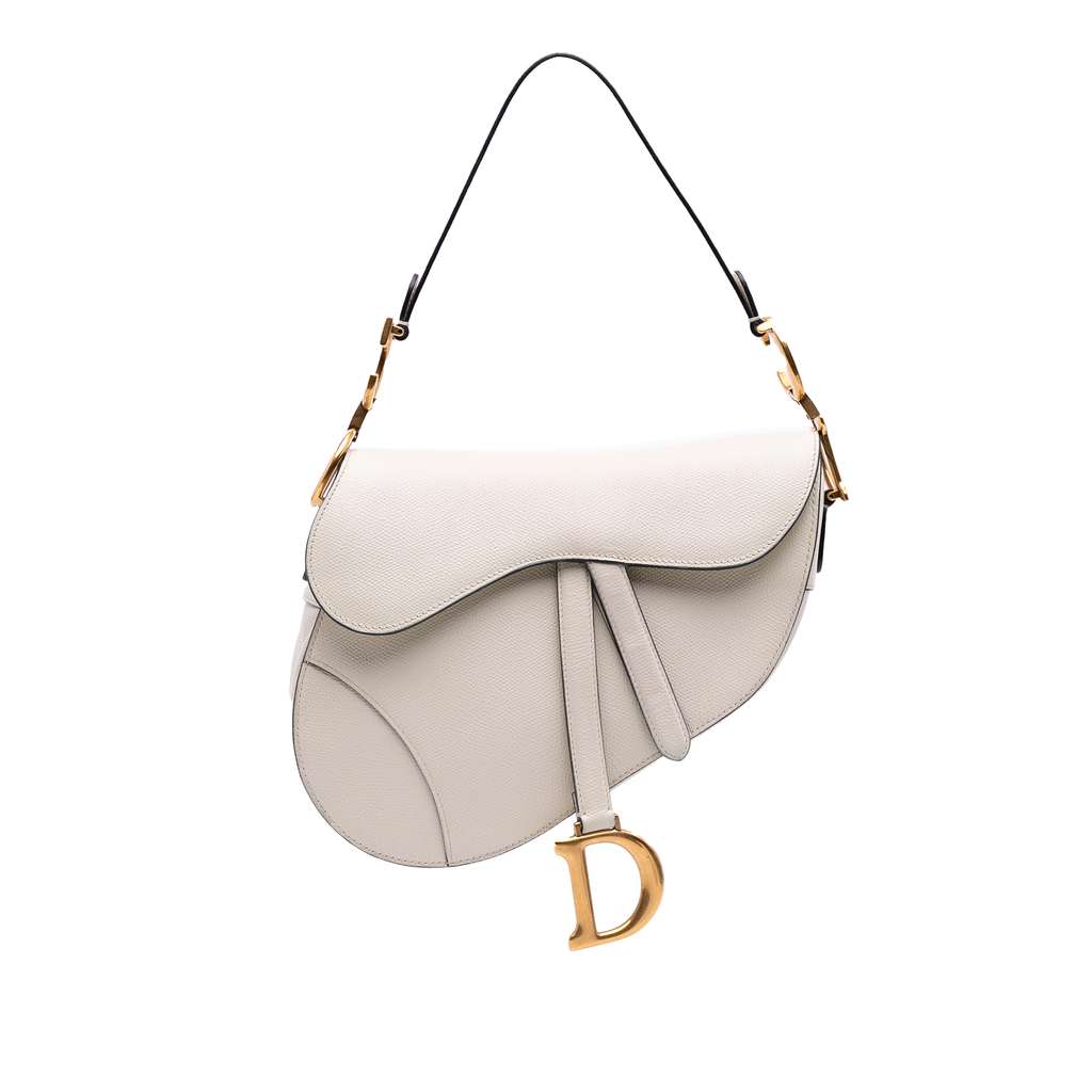 Dior Grained Calfskin Saddle Bag