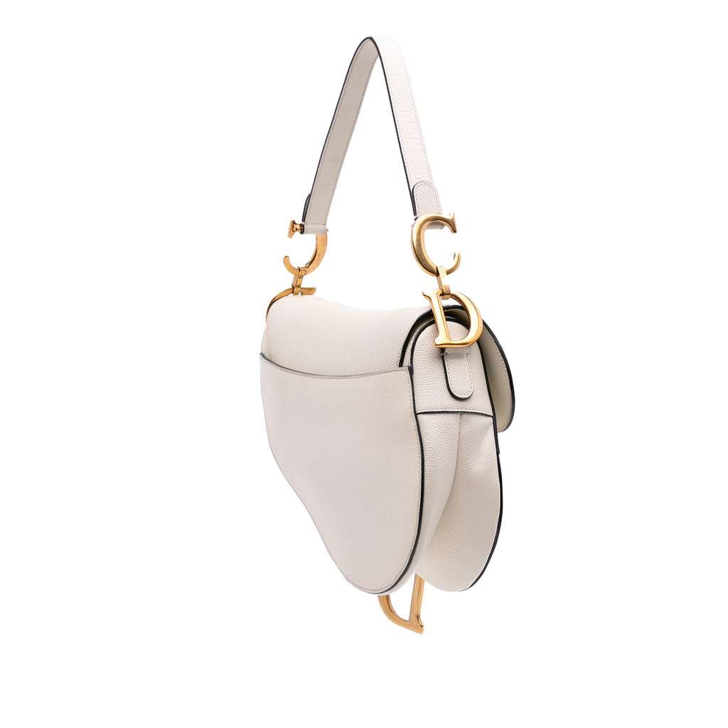 Dior Grained Calfskin Saddle Bag - 2