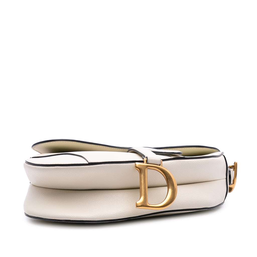 Dior Grained Calfskin Saddle Bag - 3
