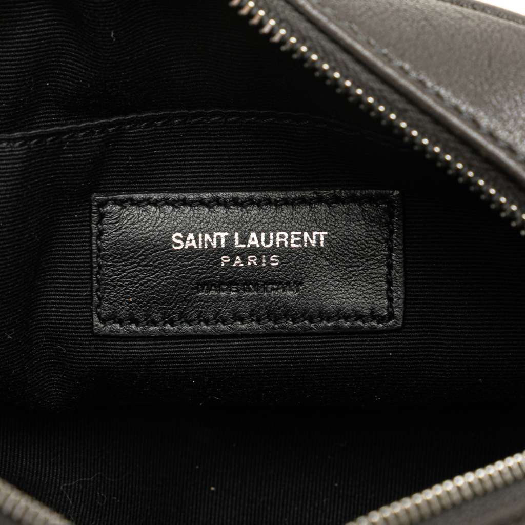 Saint Laurent Lambskin Monogram Lou Belt Bag - Side view