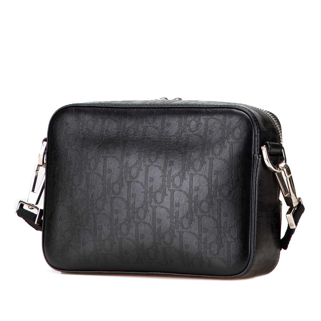 Dior Perforated Oblique Calfskin Galaxy Safari Crossbody - 2