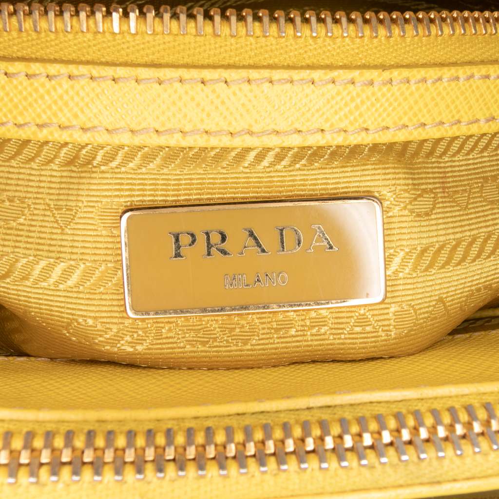 Prada Small Saffiano Lux Galleria Double Zip Satchel - 5