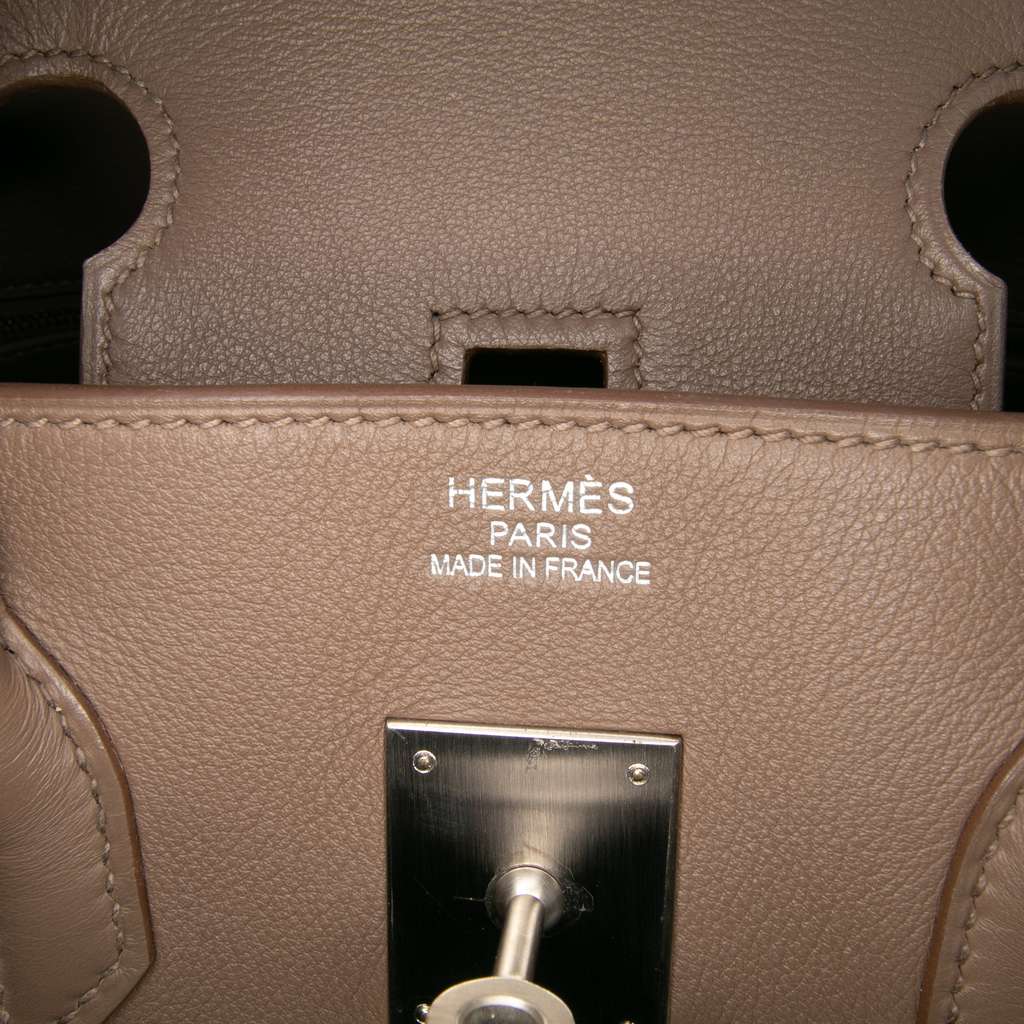 Hermès Tricolor Clemence and Swift Birkin Cascade Retourne 35 - Side view