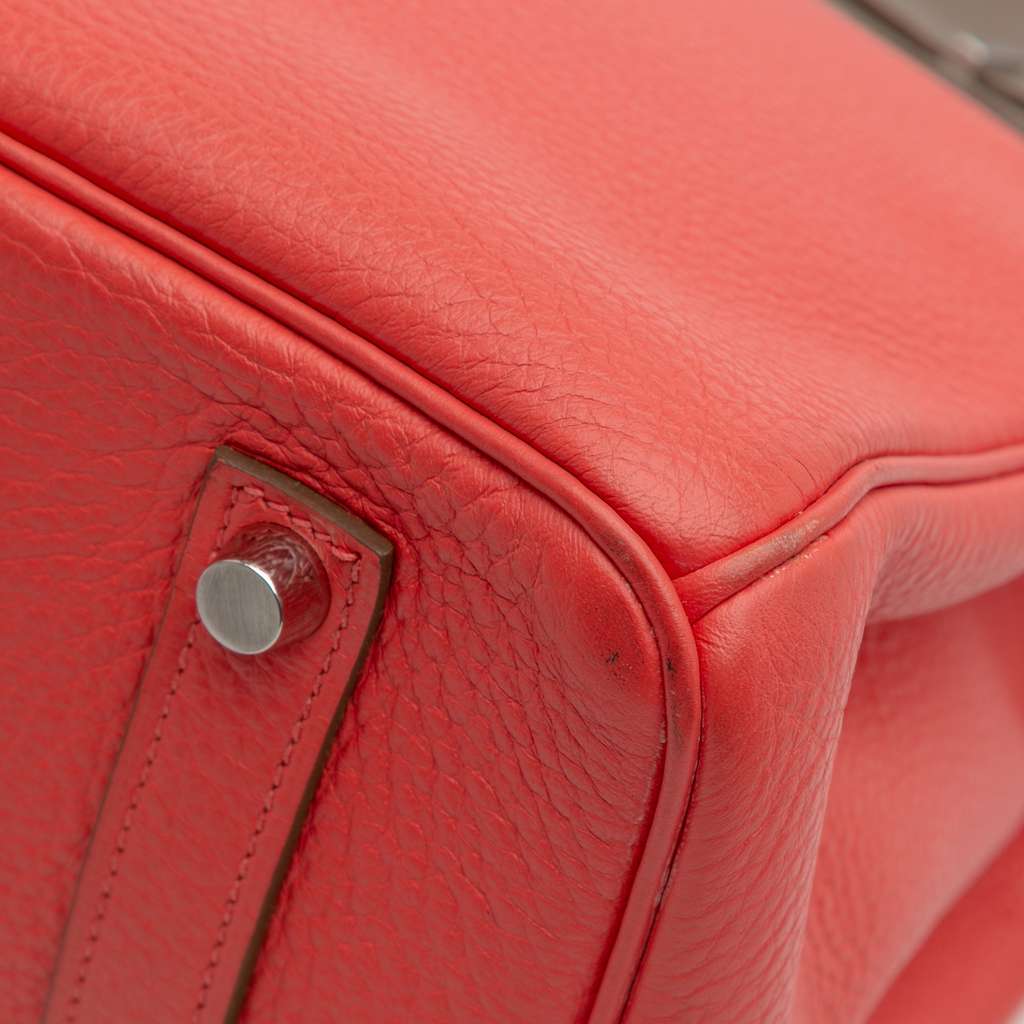 Hermès Tricolor Clemence and Swift Birkin Cascade Retourne 35 - Detail 2