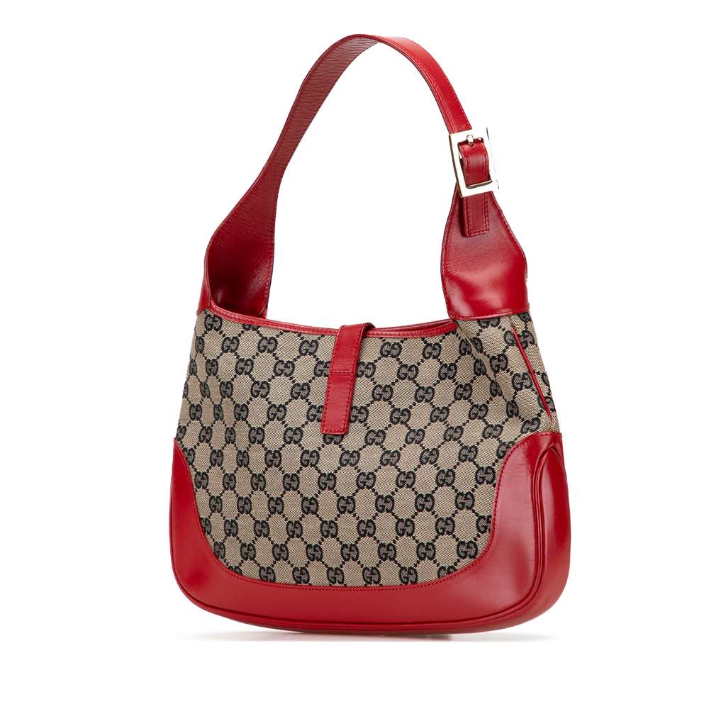 Gucci GG Canvas Jackie Shoulder Bag - 2