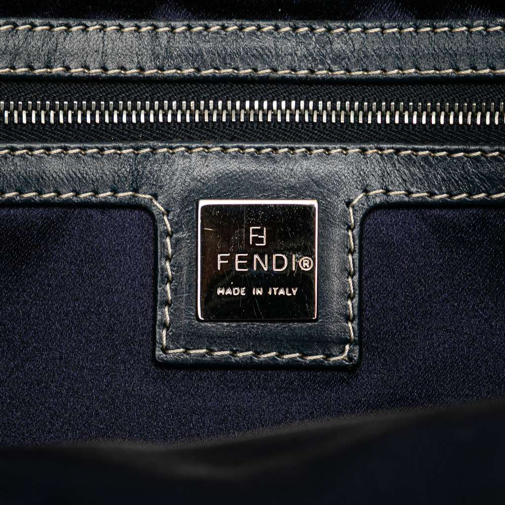 Fendi Small Zucchino Canvas Twins Tote - Side view