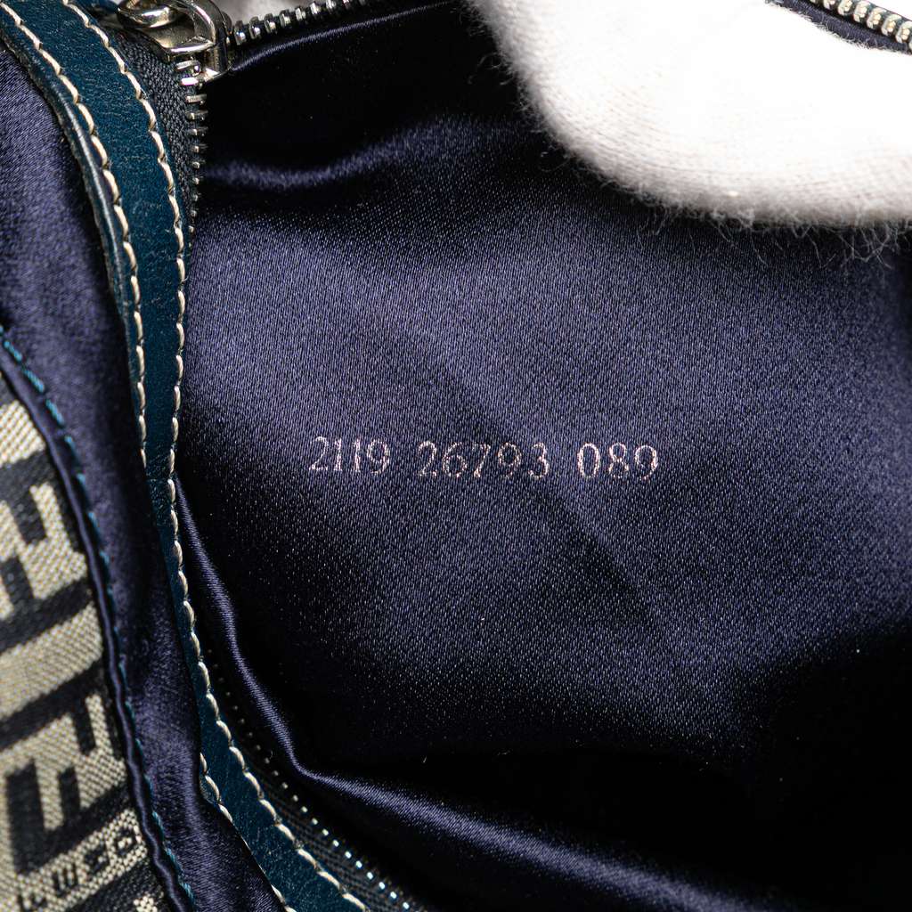 Fendi Small Zucchino Canvas Twins Tote - Detail 1