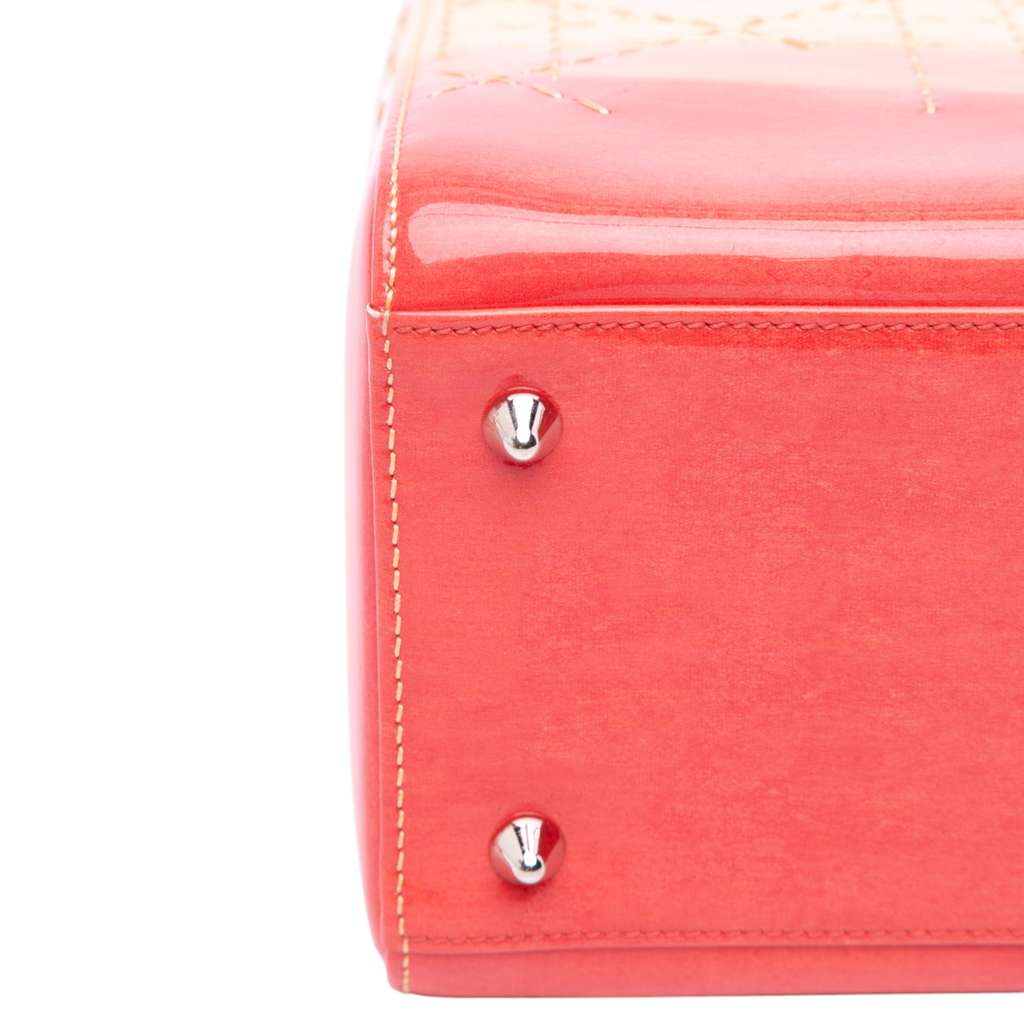 Dior Medium Ombre Patent Cannage Lady Dior - Detail 2
