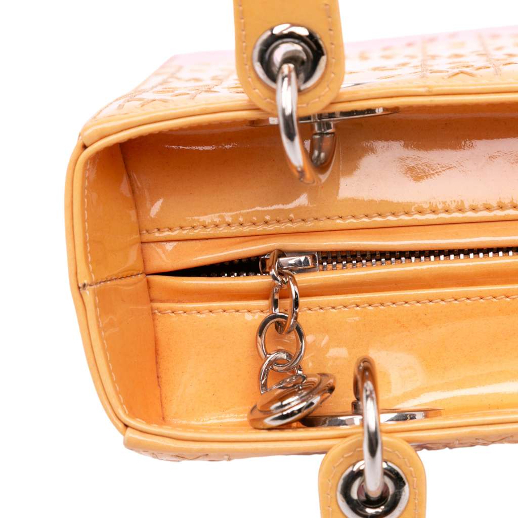 Dior Medium Ombre Patent Cannage Lady Dior - Image 10