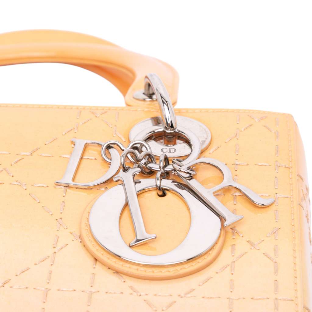 Dior Medium Ombre Patent Cannage Lady Dior - Image 11