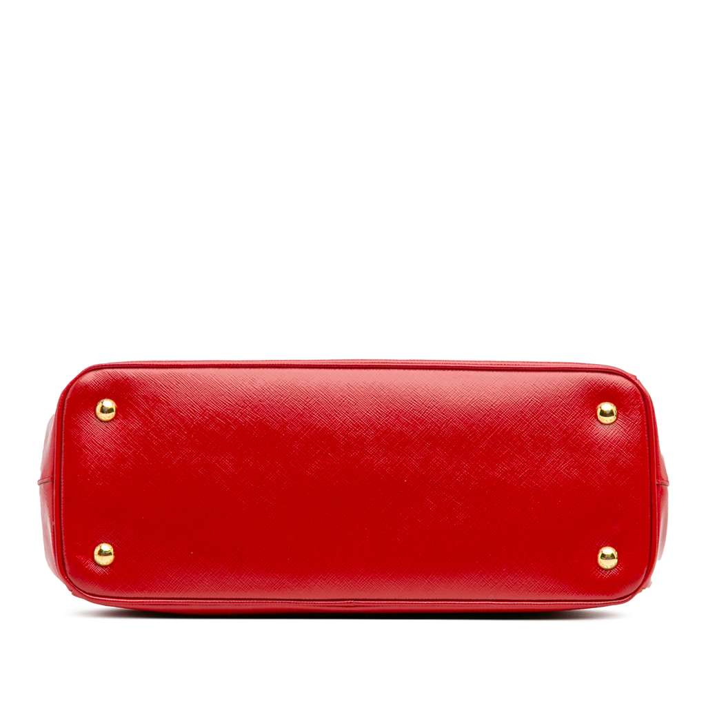 Prada Large Saffiano Vernice Galleria Satchel - 3