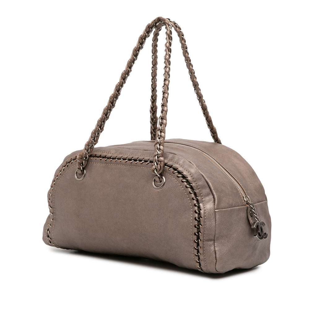 Chanel Medium Calfskin Luxe Ligne Bowler Bag - 2