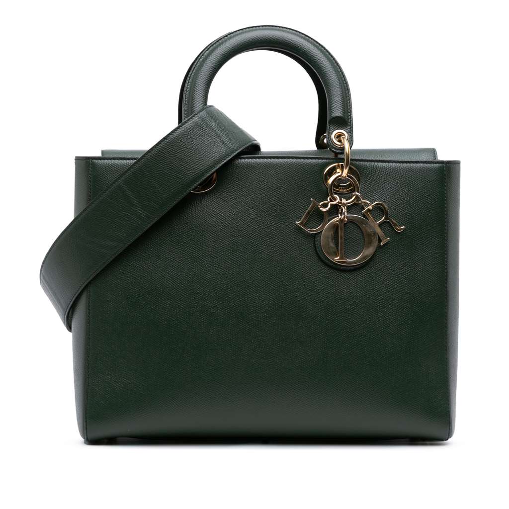 Dior Large Grained Calfskin Lady D Sire