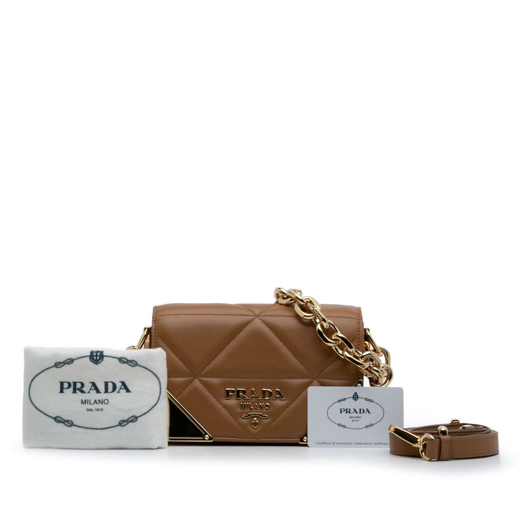 Prada Nappa Stitched Satchel - Image 13