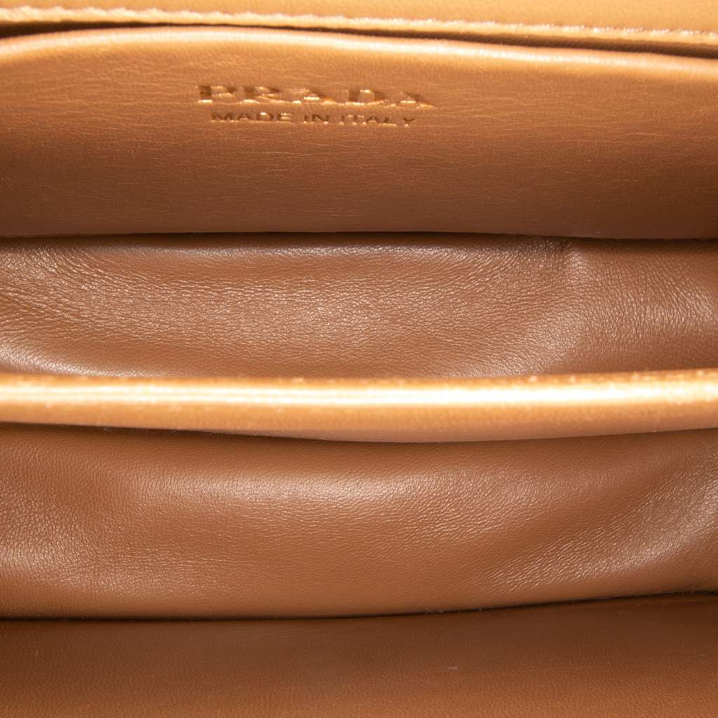 Prada Nappa Stitched Satchel - 4